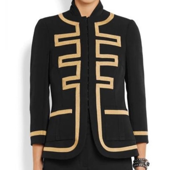 Givenchy Embroidered Tweed Military Jacket - Picture 3 of 15